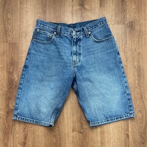 Levi's Men's 569 Loose Straight Denim Shorts Medium Wash